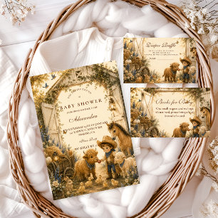 Classic Boy Western Boho Baby Shower Napkins