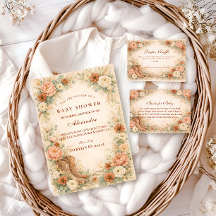 Western Floral Cowgirl Baby Shower Foam Board