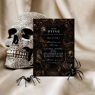 Gothic Scary Halloween Wrapping Paper Sheets