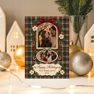 Coquette Equestrian Preppy Christmas Invitation