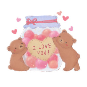 Teddy Bears & Waffles Holiday Card