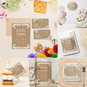 Cielito Lindo Talavera Mexican Fiesta Baby Shower Napkins