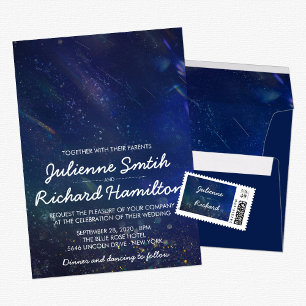 Written in the Stars Galaxy Wedding Invitation