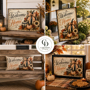 Rustic Orange Harlequin Throw Pillow