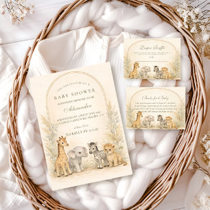 Soft Safari Jungle Books For Baby Enclosure Card