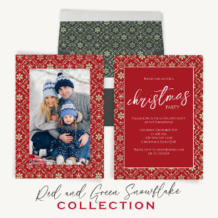 Green Typography Merry Christmas Photo Holiday Card