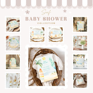Baby on Board Beach Surf Baby Shower Registry Enclosure Card