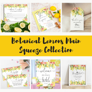 Lemon Bridal Shower Thank you Favor Tags