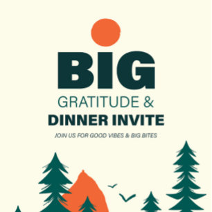 Thanksgiving/Friendsgiving Dinner Invitation Card