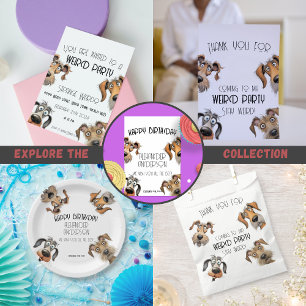 Unique Funny Dog Happy Birthday Card