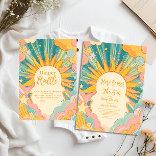 Sunshine Here Come The Son  Baby Shower Napkins