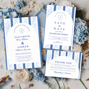 Classic Delft Blue Porcelain Wedding Foam Board