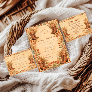 Rustic Western Cowgirl Bridal Shower Napkins