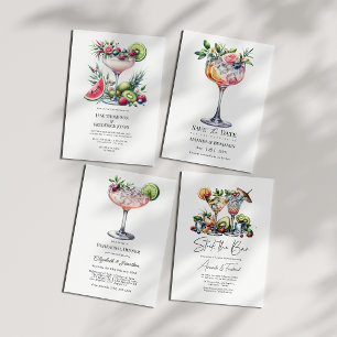 Stock the Bar Couples Shower Photo Invitation