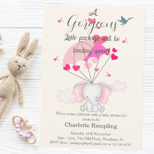 Baby Nelly Baby Shower Thank you Enclosure Card