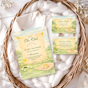 Storybook Golf Baby Shower Invitation