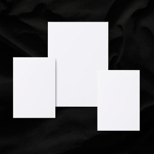 Plain White 3.5" x 2" Matte Blank Wedding Enclosure Card