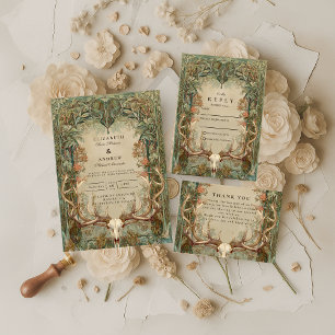 Autumn Woods Rustic Wedding Save The Date