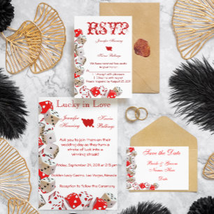 Casino Wedding deck of Playing Cards Save the Date