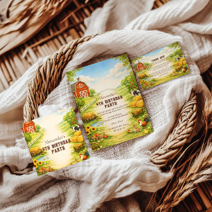 kids birthday party, farm birthday party, farm ani foam board