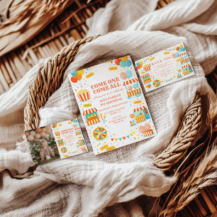 Photo Classic Carnival Storybook Birthday Invitation