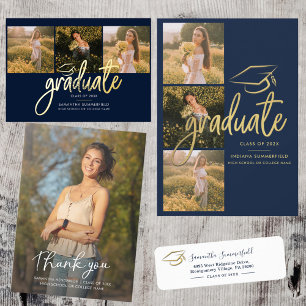 Graduation 2024 Graduate Cap Return Address Label