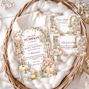 Enchanted Pastel Pumpkin Baby Shower Napkins