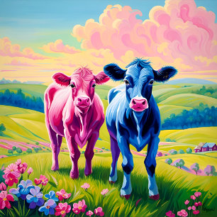 Fun Heifer or Bull Gender Reveal  Napkins