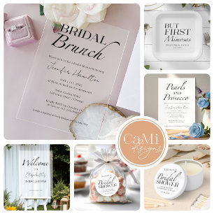 How Old Bride And Groom Bridal Shower Game Card