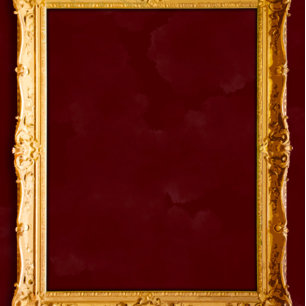 Luxury Burgundy and Gold Royal Wedding Invitation