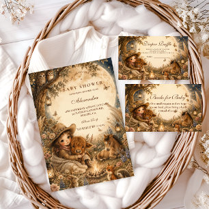 Whimsical Girl Western Boho Baby Shower Napkins