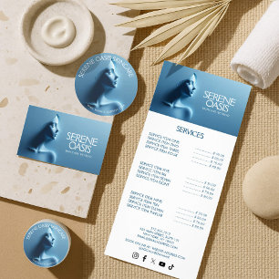 Serene Beauty Skincare, Massage, Spa Flyer