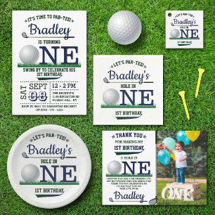 Golf PAR-TEE 1st Birthday Napkins