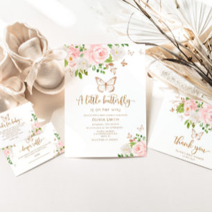 Floral butterfly mommy or daddy baby shower game