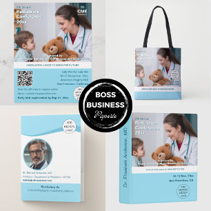 Pediatrics Child Physician Medical Conference Business Card