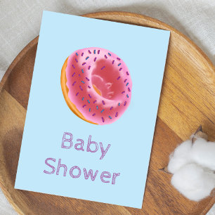 Cute Donut Baby Shower Invitation