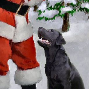 Labrador Retriever Christmas Gifts Holiday Card
