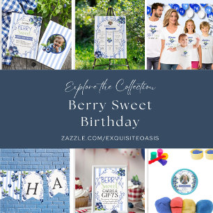  Custom Berry Sweet Birthday Baby Bodysuit