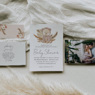 Pretty Script Neutral Taupe Return Address Envelope