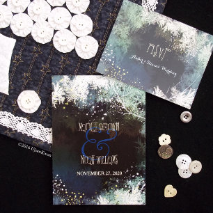 Starry Forest Magical Mysticism Wedding Invitation