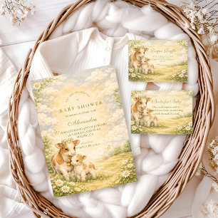 Highland Cow Baby Shower Napkins