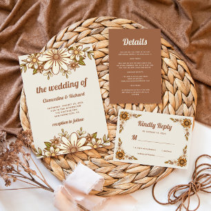 Retro Script   Wedding Guest Details Enclosure Card