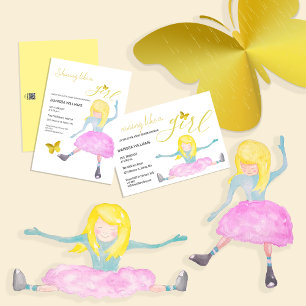 Shining Like A Girl Watercolor Illustration Framed Art