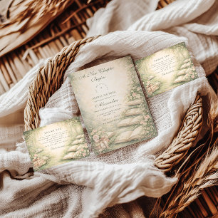 A New Chapter Begins Bridal Shower Invitation