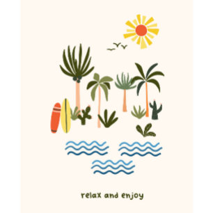 Summer Surf Birthday Party Invitation