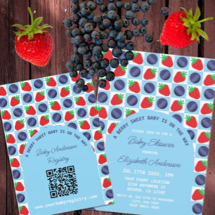 Berry Sweet Baby Shower Invitation