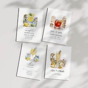 La Dolce Vita Amalfi Coast Spritz Cocktail Save The Date