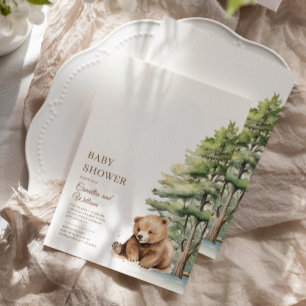 Adventure Awaits Woodland Teddy Bear  Napkins