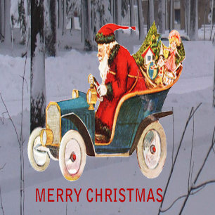 Is Santa Driving to Your Town Address Labels