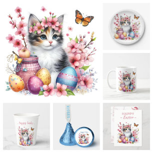 Easter - Watercolor Kitten -   Hershey®'s Kisses®